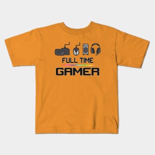 PC FULL TIME GAMER Kids T-Shirt